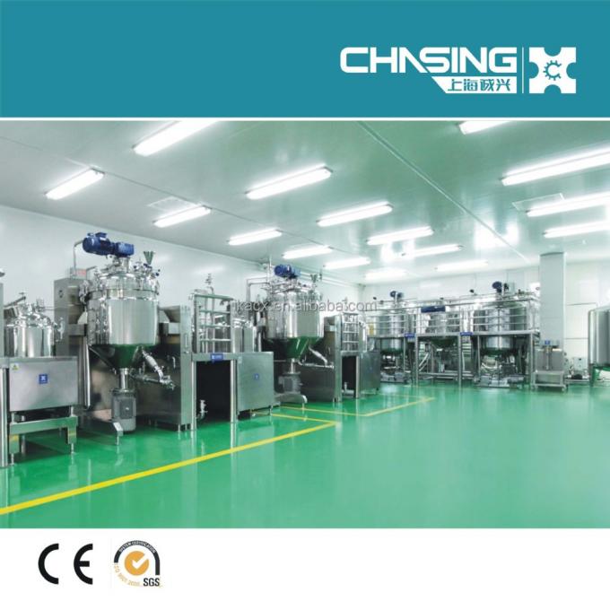 PERSIGUIENDO el mezclador de emulsión del vacío de DSZL-100CQ (para la crema, la loción, la goma, el ungüento.), con el homogeneizador, calefacción