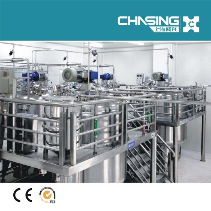 Shangai que persigue el homogeneizador y el vacío del mezclador de la planta de /Mixing de la máquina de la fabricación de jabón líquido